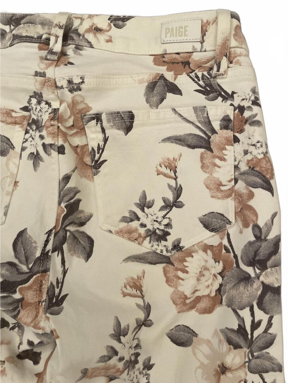 Paige Jeans Pants Women's Size 27 Colette Crop Flair Cotton - Picture 6 of 8
